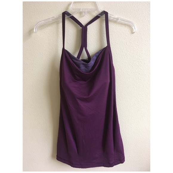 lululemon athletica Tops - Lulu 🍋 Bra Tank Berry Y Strap size 4?